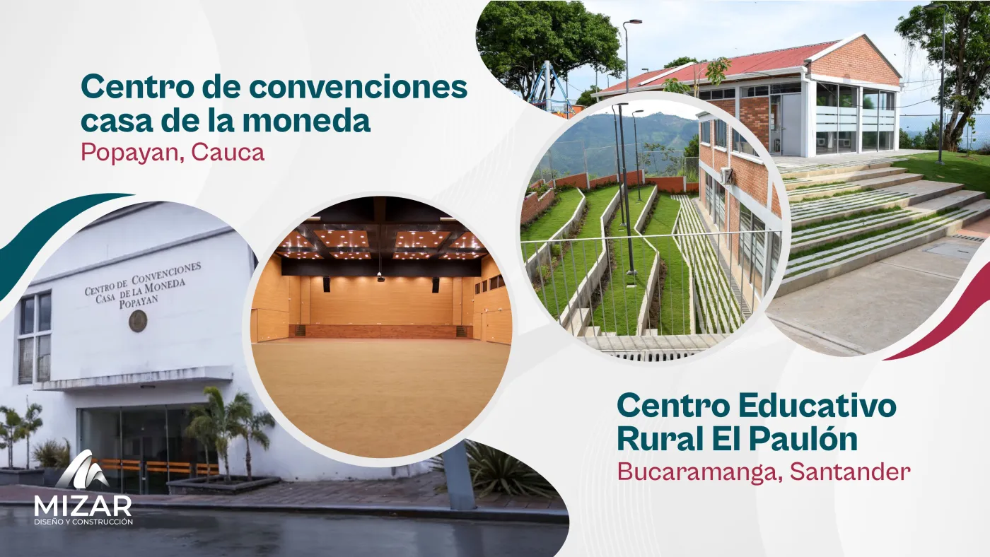 Obra construida por Grupo Mizar: centro convenciones casa moneda
