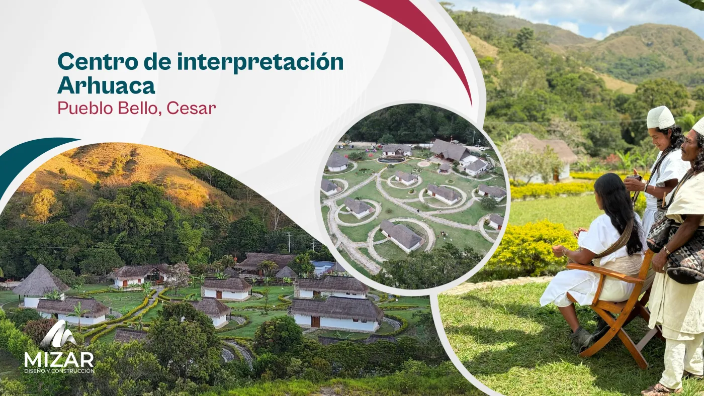 Obra construida por Grupo Mizar: centro interpretacion arhuaca