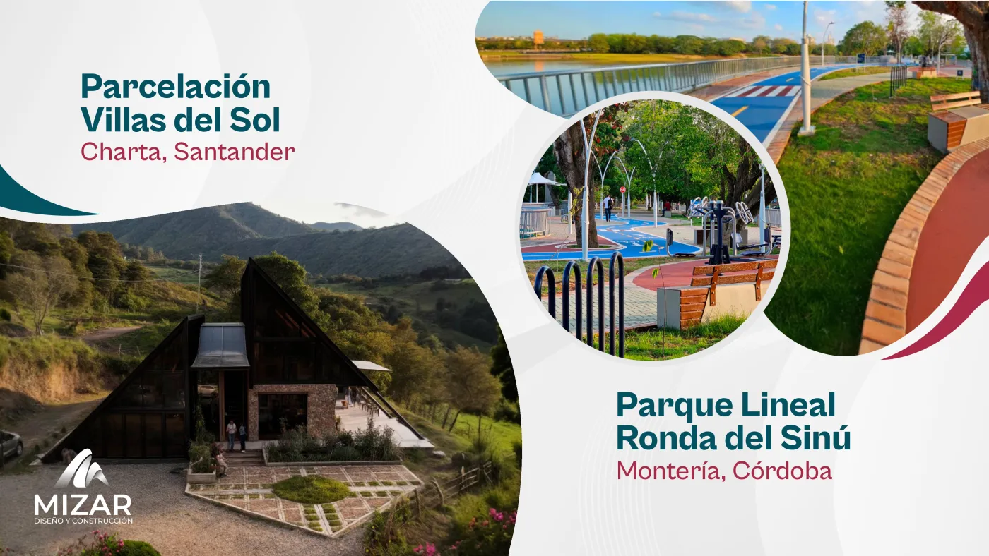 Obra construida por Grupo Mizar: parcelacion villas del sol
